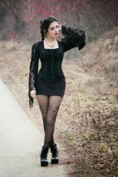 Lady In Black Dress (20)